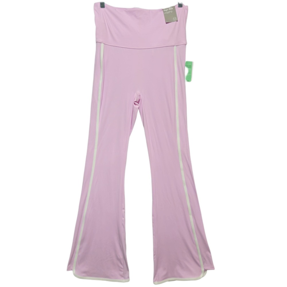 FOREVER 21 Leggings Womens‎ Medium Pink High Rise Flare Yoga Athletic Pants NEW